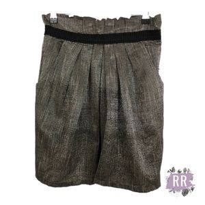 STARING AT THE STARS Metallic Clinch Pocket Skirt
